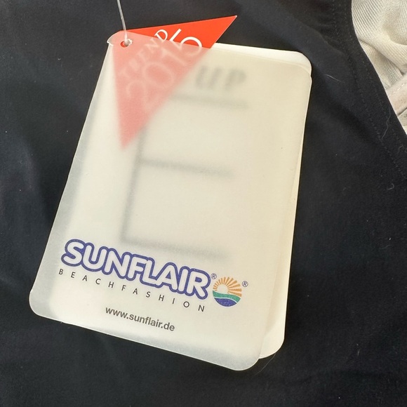 Sunflair black and blue one piece bathing suit nwt - Picture 7 of 9